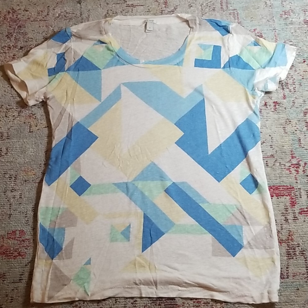 🔼2/$12🔽JCrew Tissue Tee - Picture 2 of 8